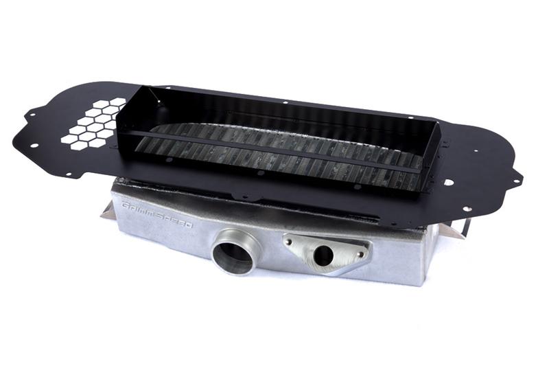 GrimmSpeed scoop TMIC splitter packaging for 04-05 STI