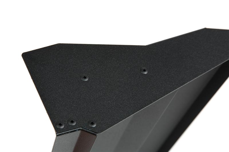 GrimmSpeed scoop TMIC splitter mounting hardware detail for 08-14 STI