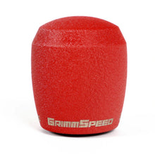 Load image into Gallery viewer, GrimmSpeed Stubby Shift Knob Stainless Steel Red - M12x1.25 - GrimmSpeed GRMGRM380003