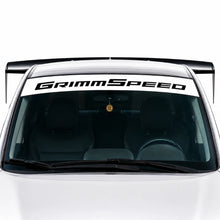 Load image into Gallery viewer, GrimmSpeed 2002+ Subaru WRX/STI / 05-09 Legacy GT Windshield Banner 43in. - White - GrimmSpeed GRMGRM111035
