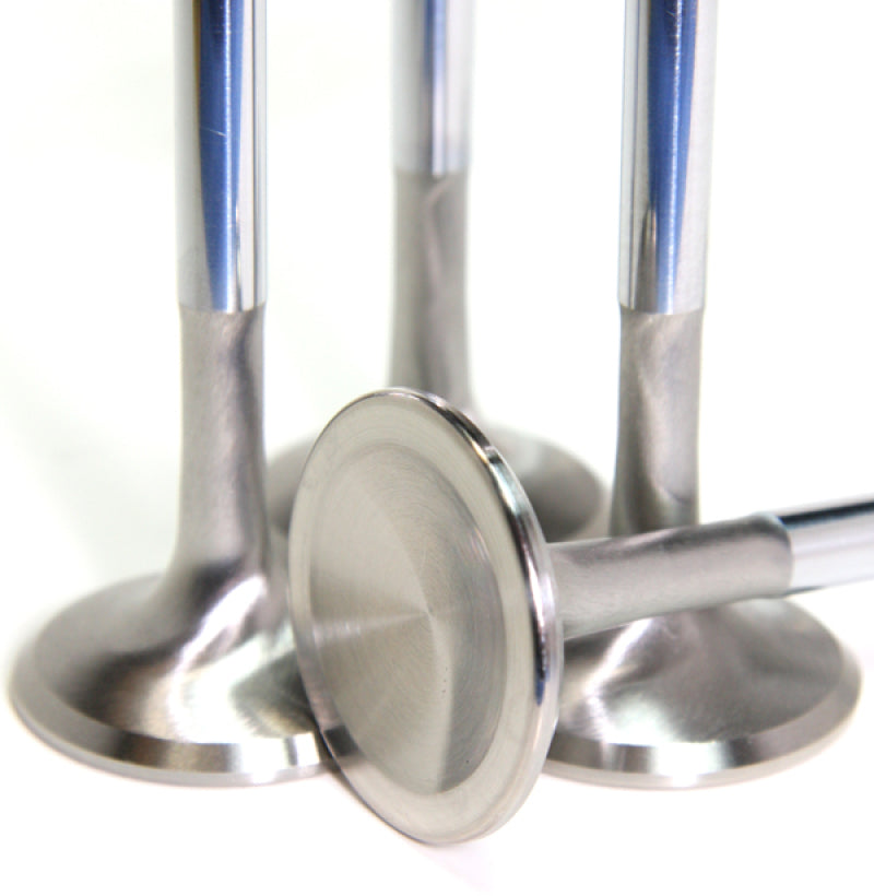 GSC P-D EJ series EJ205/EJ207/EJ257 Chrome Polished Super Alloy Exhaust Valve-33mm Head(+1mm)-SET 8 - Black Ops Auto Works