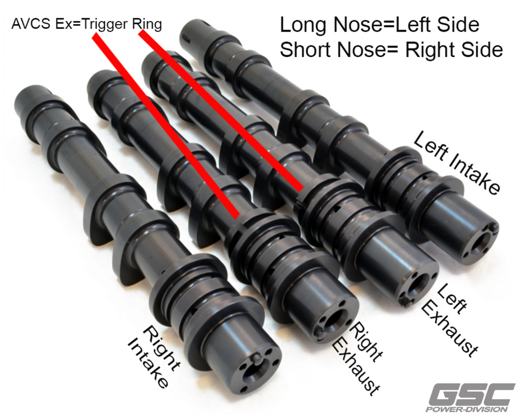 GSC P-D 08+ STi S3 Cams 282/282 Billet - Black Ops Auto Works