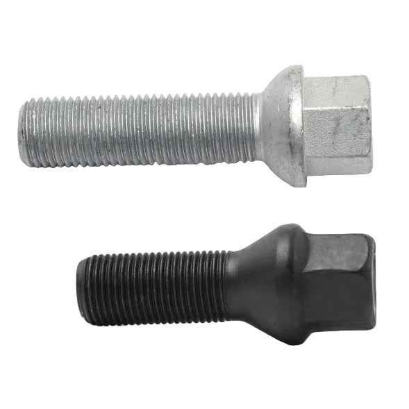 H&R Wheel Bolts 14 X 1.5 / Length 35mm / Tapered / Head 17mm - Black - Set of 10 - H&R HRS1453501SW SET