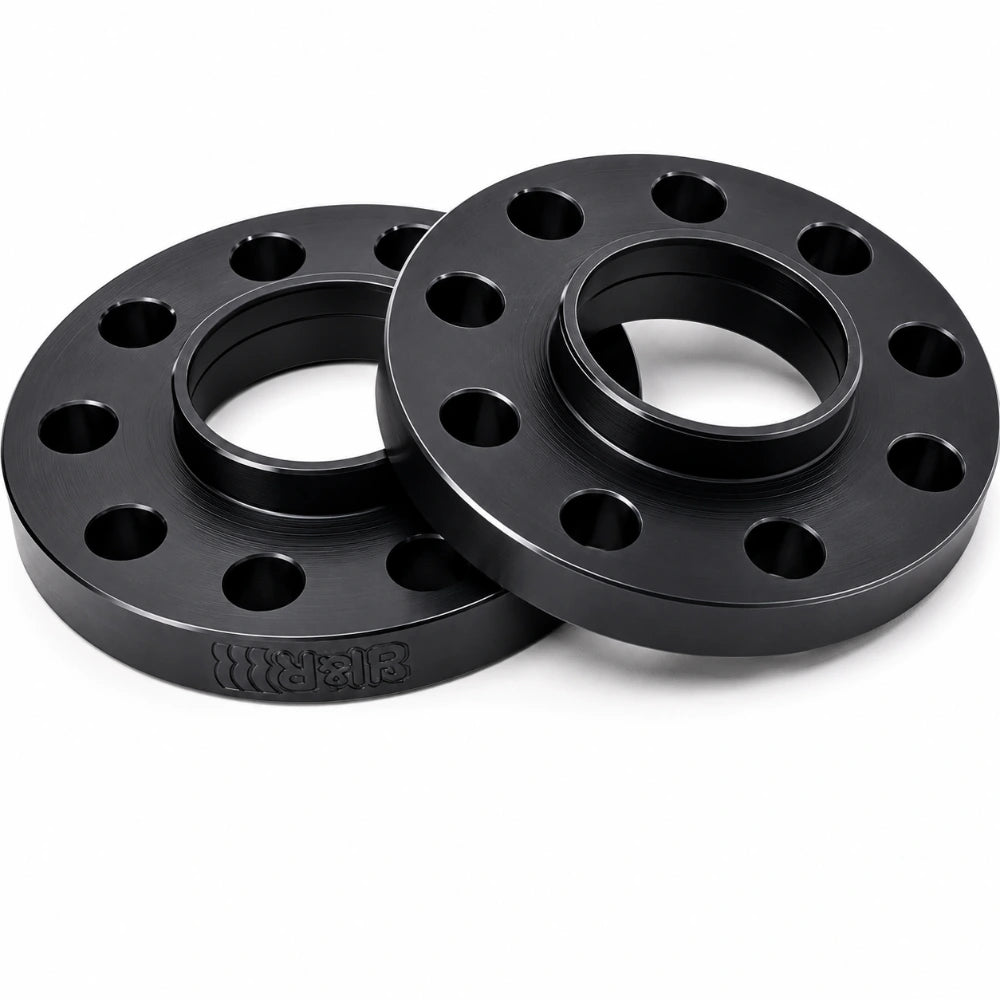 H&R Trak+ 7mm DR Spacer Bolt Pattern 5/130 CB 71.6mm Bolt Thread 14x1.5 - Black - H&R HRS14957160ZSW