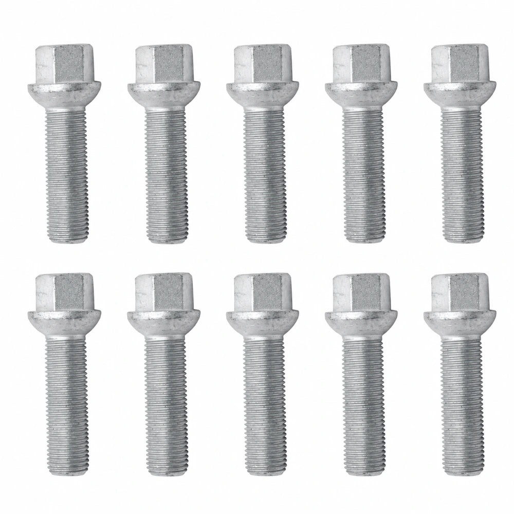 H&R Wheel Bolts 14 X 1.5 / Length 43mm / Mercedes Ball / Head 17mm - Set of 10 - H&R HRS1454302 SET