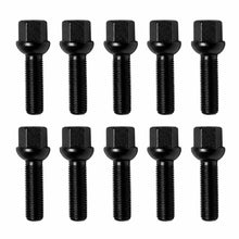 Load image into Gallery viewer, H&amp;R Wheel Bolts 14 X 1.5 / Length 45mm / Audi Removable Ball (R14) / Head 17mm - Black - Set of 10 - H&amp;R HRS1454507ASW SET