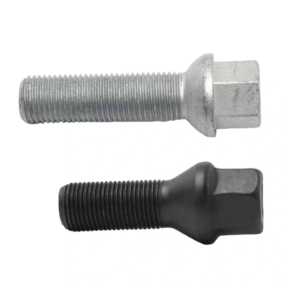 H&R Wheel Bolts Type 14 X 1.5 Length 45mm Type Mercedes Ball Head 17mm - Black - H&R HRS1454502SW