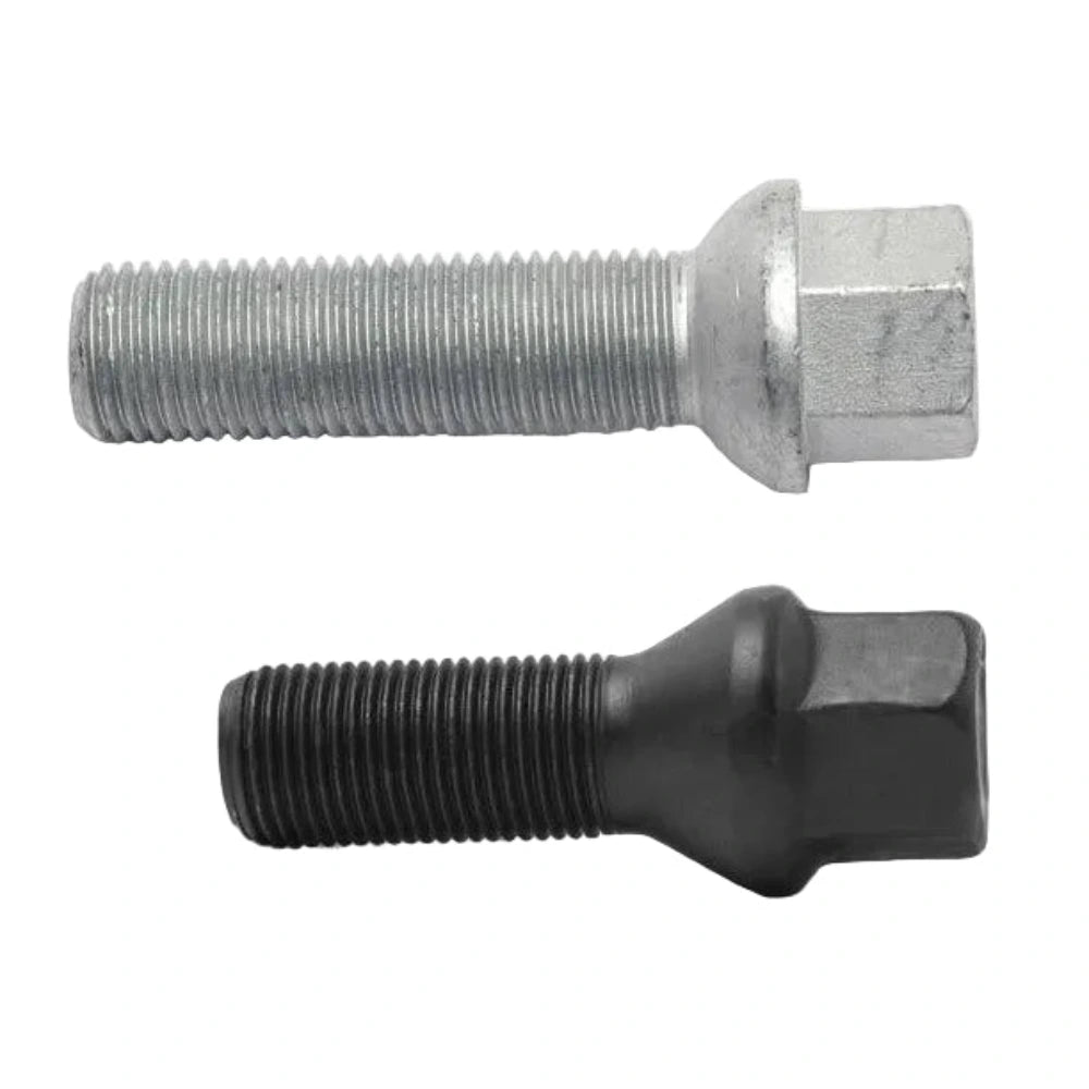 H&R Wheel Bolts Type 14 X 1.50in Length 42mm Type Audi Ball 17mm - Black - H&R HRS14542033SW