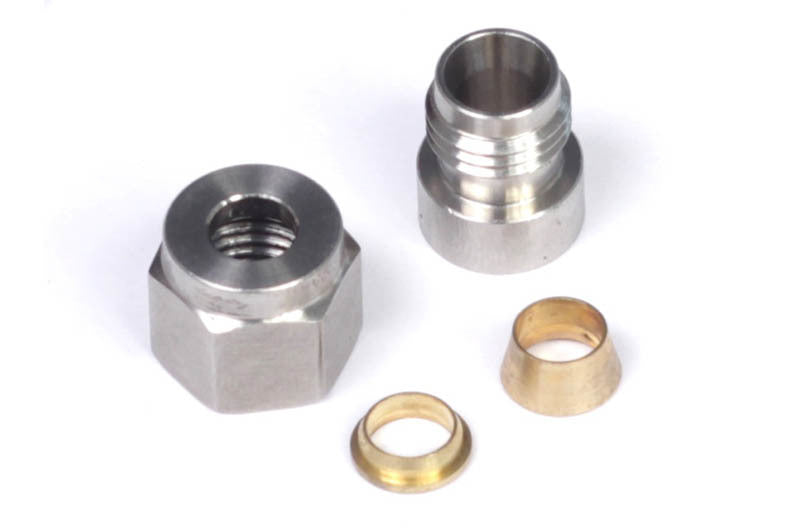 Haltech 1/4in Stainless Steel Weld-On Kit (Incl Nut & Ferrule) - Black Ops Auto Works
