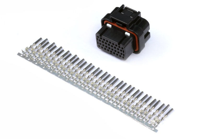 Haltech AMP 34 Pin 4 Row 3 Keyway Superseal Connector Plug & Pins-Wiring Connectors-Haltech-9356450002455-