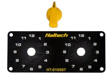 Load image into Gallery viewer, Haltech Dual Switch Panel Kit w/Yellow Knob - Black Ops Auto Works