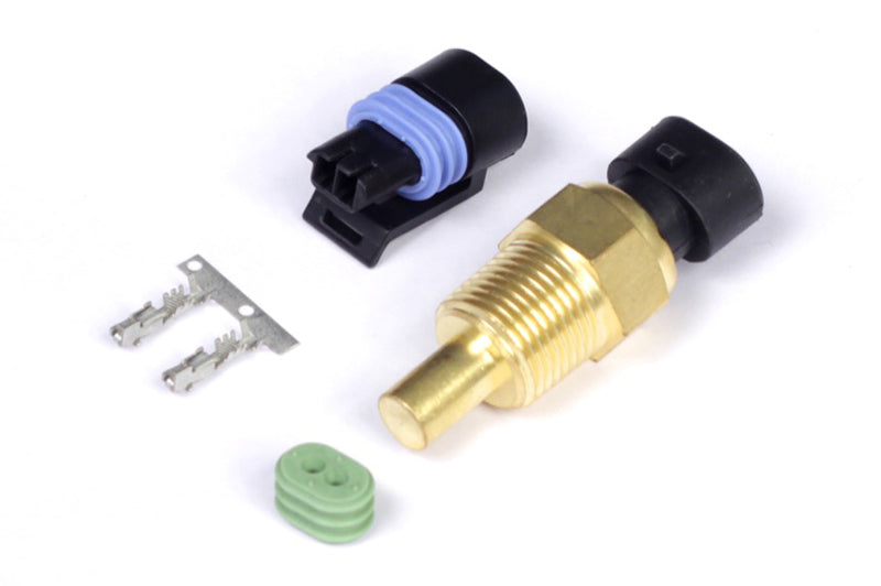 Haltech Coolant Temp Sensor 3/8 NPT 18 TPI (Incl Delphi Plug & Pins) - Haltech HT-010302