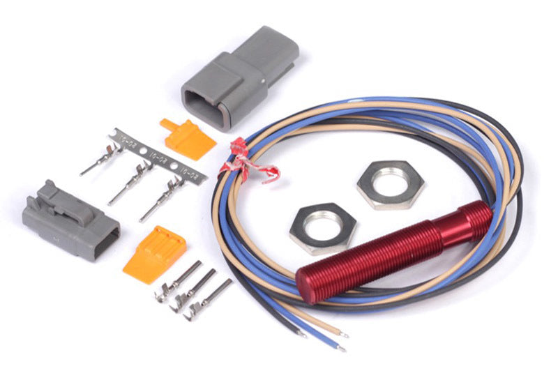 Haltech Red Single Channel Hall Effect Sensor M12x1.0 (Wheel Speed/Crank/Cam) - Haltech HT-010610