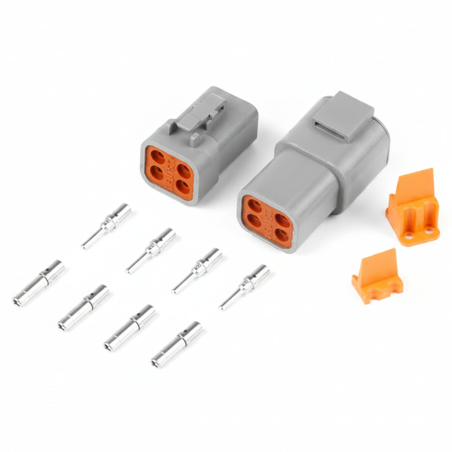 Haltech HT-031204 Deutsch DTP-4 25 amp connector set