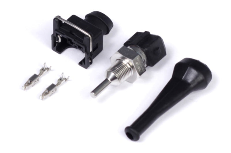 Haltech Oil Temperature Sensor High Range 150 Deg C 1/8 NPT Thread (Incl Bosch EV1 Plug & Pins) - Black Ops Auto Works