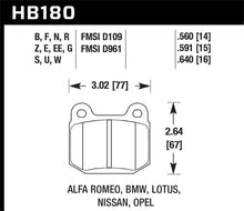 Load image into Gallery viewer, Hawk 03-06 Evo / 04-09 STi / 03-07 350z Track edition/G35 w/ Brembo HPS Street Rear Brake Pads - Black Ops Auto Works