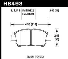 Load image into Gallery viewer, Hawk 04-07 xA/xB / 2000 MR2 Spyder D990 HPS Street Front Brake Pads - Black Ops Auto Works