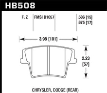 Load image into Gallery viewer, Hawk 05-10 Chrysler 300 (except SRT8) / 08 Dodge Challenger / 09-10 Dodge Challenger SE/RT HPS - Black Ops Auto Works