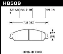 Load image into Gallery viewer, Hawk 05 Chrysler 300C w/ Perf. and HD Suspension Performance Ceramic Street Front Brake Pads - Black Ops Auto Works