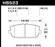 Load image into Gallery viewer, Hawk 06-10 Mazda Miata Mx-5 Base Blue 9012 Race Rear Brake Pads - Black Ops Auto Works