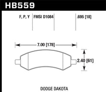 Load image into Gallery viewer, Hawk 06-16 Dodge RAM 1500 / 06-10 Mitsubishi Raider Super Duty Front Brake Pads - Black Ops Auto Works
