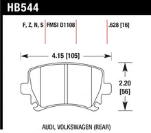 Load image into Gallery viewer, Hawk 06 Audi A6 Quattro Avant / 06-09 A6 Quattro  HP+ Rear Brake Pads - Black Ops Auto Works