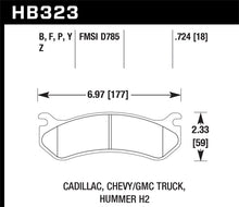 Load image into Gallery viewer, Hawk 06 Chevy Avalanche 2500 / GMC Truck / Hummer Super Duty Street Rear Brake Pads - Black Ops Auto Works
