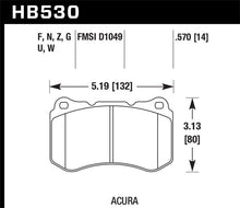 Load image into Gallery viewer, Hawk 07-08 Acura TL 3.5L / 04-08 TL 3.2L Type S HPS Street Front Brake Pads - Black Ops Auto Works