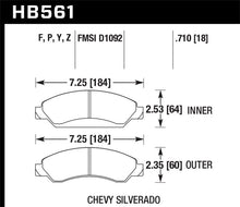Load image into Gallery viewer, Hawk 07-08 Escalade 6.2 / 07-08 Avalanche Super Duty Front Brake Pads - Black Ops Auto Works