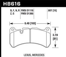 Load image into Gallery viewer, Hawk 08-09 Lexus IS-F Performance Ceramic Street Front Brake Pads - Black Ops Auto Works