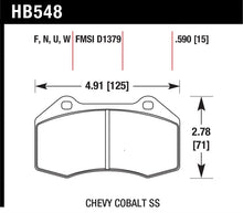 Load image into Gallery viewer, Hawk 08-10 Chevrolet Cobalt / HHR HPS 5.0 Front Brake Pads - Black Ops Auto Works