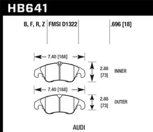 Load image into Gallery viewer, Hawk 09-10 Audi A4/A4 Quattro/A5 Quattro/Q5/S5 / 10 S4 HPS Street Front Brake Pads - Black Ops Auto Works