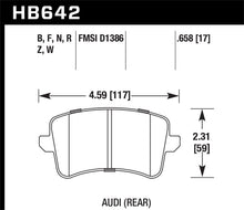 Load image into Gallery viewer, Hawk 09-10 Audi A4/A4 Quattro/A5 Quattro/Q5/S5 / 10 S4 HPS Street Rear Brake Pads - Black Ops Auto Works