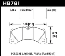 Load image into Gallery viewer, Hawk 10-13 Porsche Panamera / 12-15 Cayenne  Performance Ceramic Luxury &amp; Touring Front Brake Pad - Black Ops Auto Works