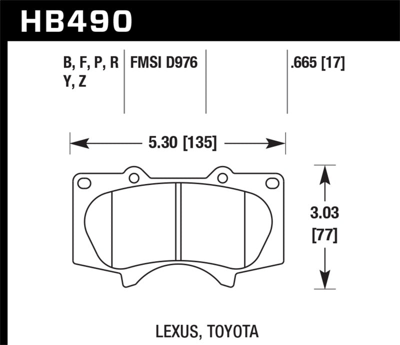 Hawk 10 Lexus GX460 / 03-09 Lexus GX470 / 04-10 4Runner 4.0L/4.7L / 07-10 FJ Cruiser 4.0L / 03-07 Se - Black Ops Auto Works