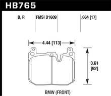 Load image into Gallery viewer, Hawk 13-16 BMW 328i xDrive DTC-70 Front Race Brake Pads - Black Ops Auto Works
