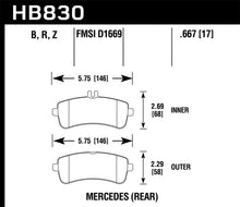 Load image into Gallery viewer, Hawk 13-16 Mercedes-Benz SL63 AMG/SL65 AMG Perfromance Ceramic Street Rear Brake Pads - Black Ops Auto Works
