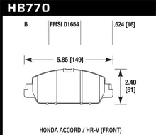 Load image into Gallery viewer, Hawk 13-17 Honda Accord HPS 5.0 Front Brake Pads - Black Ops Auto Works