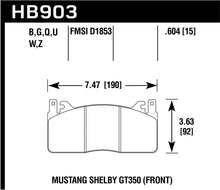 Load image into Gallery viewer, Hawk 15-17 Ford Mustang HPS 5.0 Front Brake Pads - Black Ops Auto Works