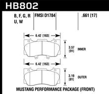 Load image into Gallery viewer, Hawk 16-17 Ford Mustang HP+ Street Front Brake Pads - Black Ops Auto Works