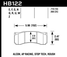 Load image into Gallery viewer, Hawk 2007 Ford Mustang Saleen S281 Extreme HPS 5.0 Front Brake Pads - Black Ops Auto Works