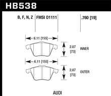 Load image into Gallery viewer, Hawk 2009-2009 Audi A4 Cabriolet HPS 5.0 Front Brake Pads - Black Ops Auto Works