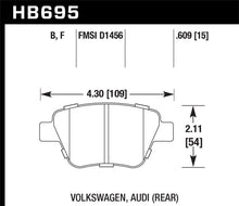 Load image into Gallery viewer, Hawk 2011-2013 Audi A3 Except TDI HPS 5.0 Rear Brake Pads - Black Ops Auto Works