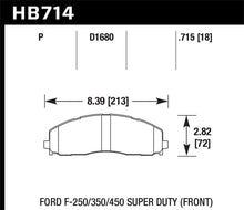 Load image into Gallery viewer, Hawk 2015 Ford F-250/350/450 Super Duty Front Brake Pads - Black Ops Auto Works