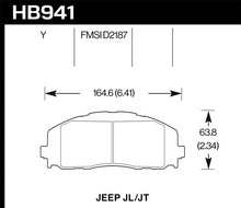 Load image into Gallery viewer, Hawk 2018 Jeep Wrangler Rubicon LTS Street Front Brake Pads - Black Ops Auto Works