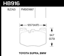 Load image into Gallery viewer, Hawk 2020 Toyota Supra / 19-20 BMW Z4 DTC-60 Front Brake Pads - Black Ops Auto Works
