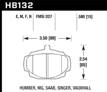 Load image into Gallery viewer, Hawk 67-80 MGB / 67-74 MGB GT Blue 9012 Race Front Brake Pads - Black Ops Auto Works