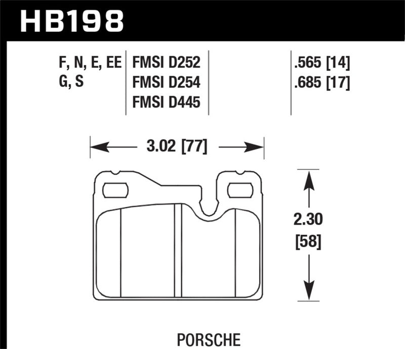 Hawk 77-88 Porsche 924 / 78-85 & 92-95 928 / 83-91 944 Blue 9012 Race Rear Brake Pads - Black Ops Auto Works