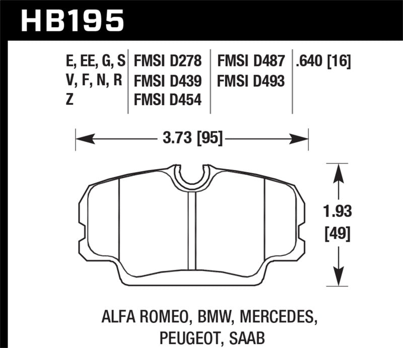Hawk 84-4/91 BMW 325 (E30) Blue 9012  Race Front Brake Pads - Black Ops Auto Works
