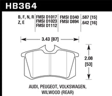 Load image into Gallery viewer, Hawk 89-92 VW Golf GTi / GLS Turbo/ GLX ( VR6) / 1.8 Turbo / VR6 / 00-06 Audi TT HPS Street Rear Bra - Black Ops Auto Works